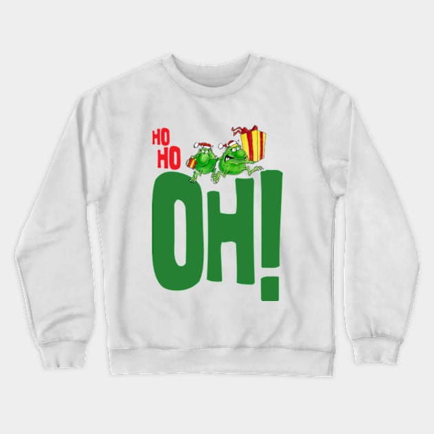 Ho Ho Oh No!! Crewneck Sweatshirt by brendanjohnson